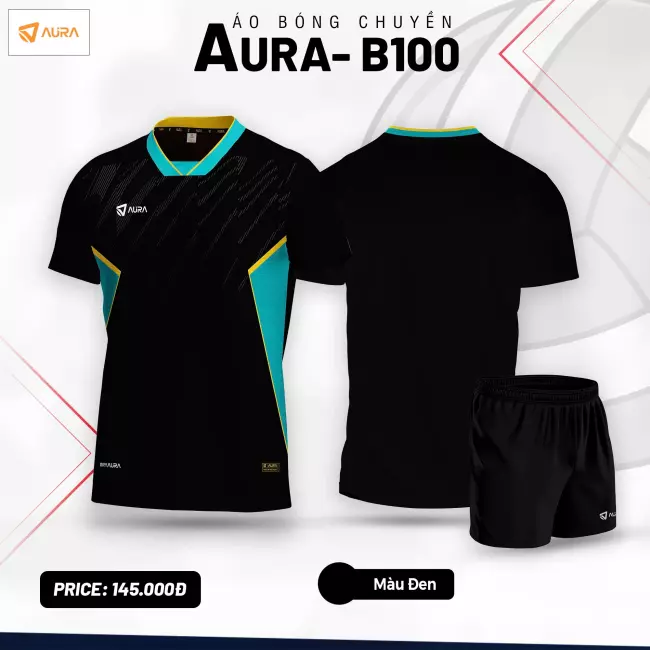 Quần áo bóng chuyền Aura B100