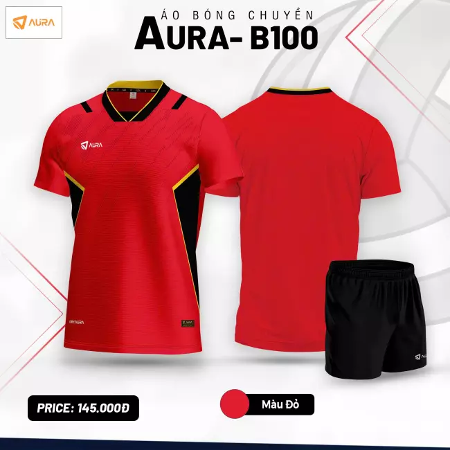 Quần áo bóng chuyền Aura B100