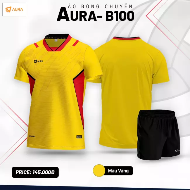 Quần áo bóng chuyền Aura B100