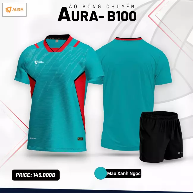 Quần áo bóng chuyền Aura B100