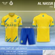 Quần áo bóng đá CLB AL Nassr 2024