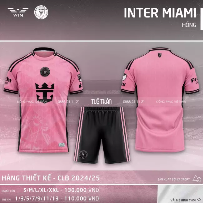 Quần áo bóng đá CLB Inter Miami 2024