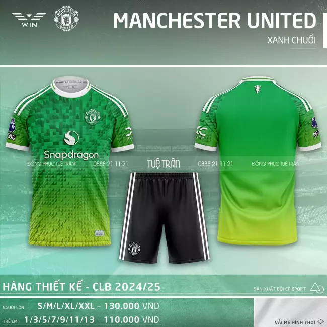 Quần áo bóng đá CLB Manchester United 2024