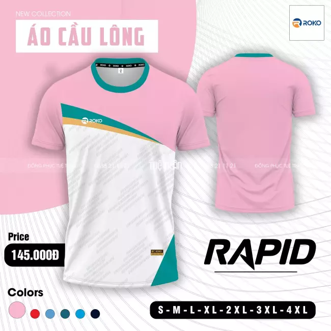 Áo cầu lông nam Roko Rapid