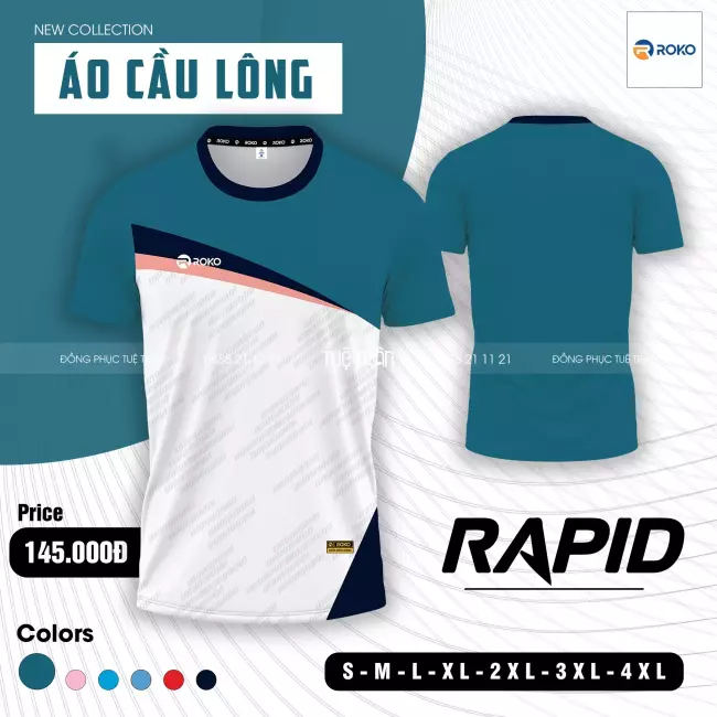 Áo cầu lông nữ Roko Rapid