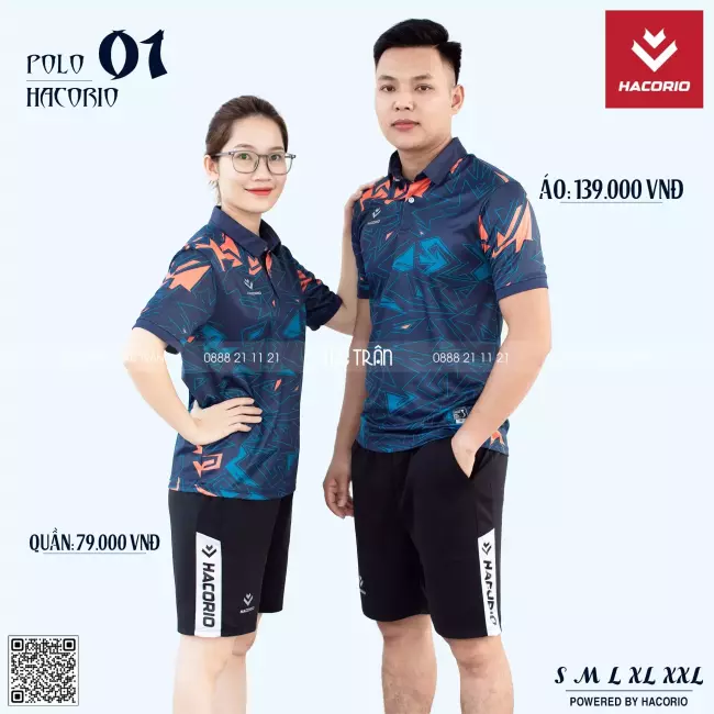 Áo cổ trụ thể thao Hacorio Polo 01