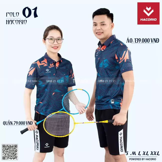 Áo cổ trụ thể thao Hacorio Polo 01