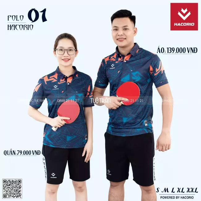 Áo cổ trụ thể thao Hacorio Polo 01