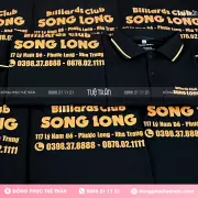 Đồng phục áo thun Billiards Club Song Long