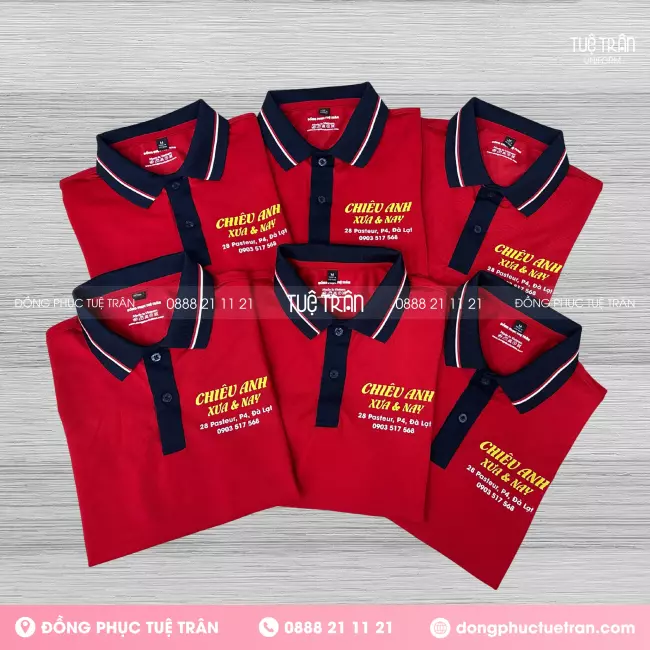 Đồng phục áo thun Nhà hàng Chiêu Anh Xưa và Nay