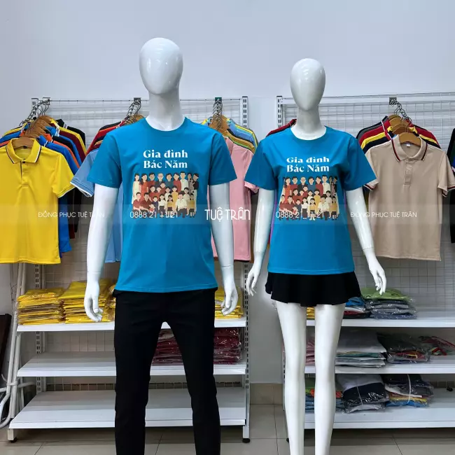 Đồng phục áo thun Gia đình Bác Năm
