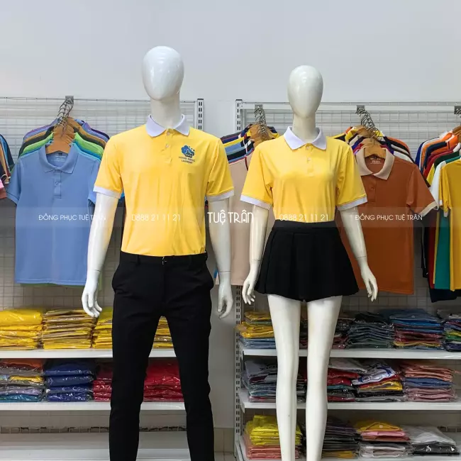 Đồng phục áo thun polo Giặt ủi Hồng Ngọc