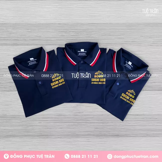 Đồng phục áo thun nhà hàng KoKo Sushi & BBQ