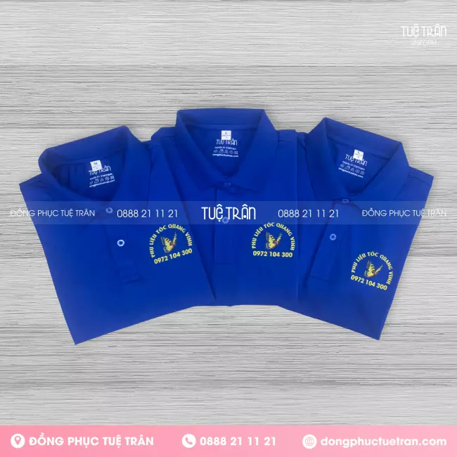 Đồng phục áo thun Phụ liệu tóc Quang Vinh