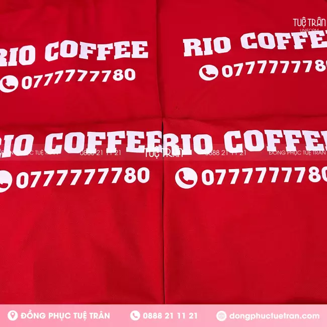 Đồng phục áo thun quán Rio Coffee