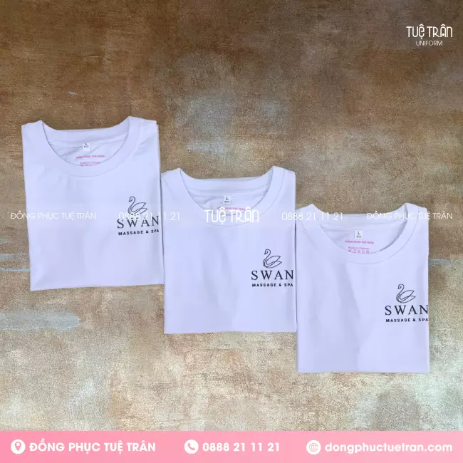 Đồng phục áo thun Swan Spa