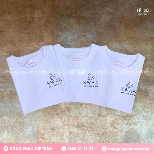 Đồng phục áo thun Swan Spa