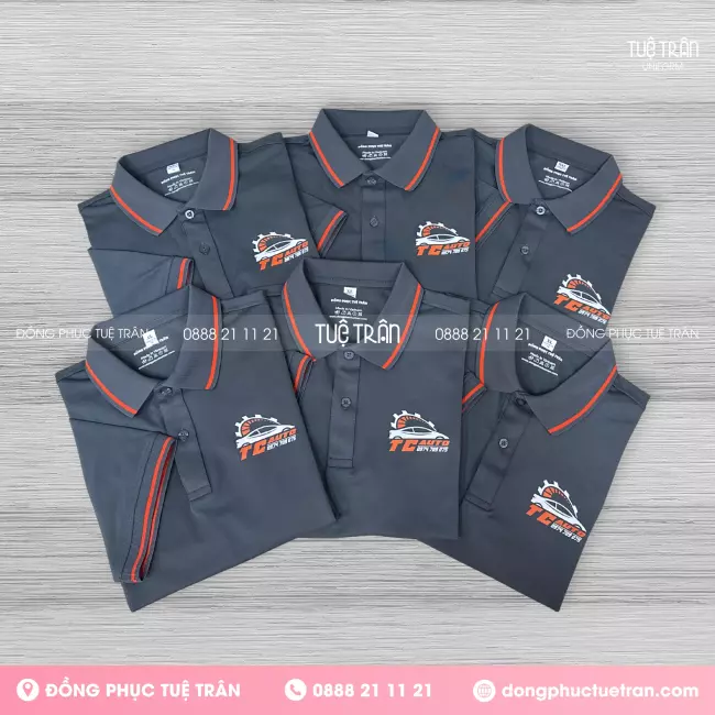 Đồng phục áo thun TC Auto Service Center