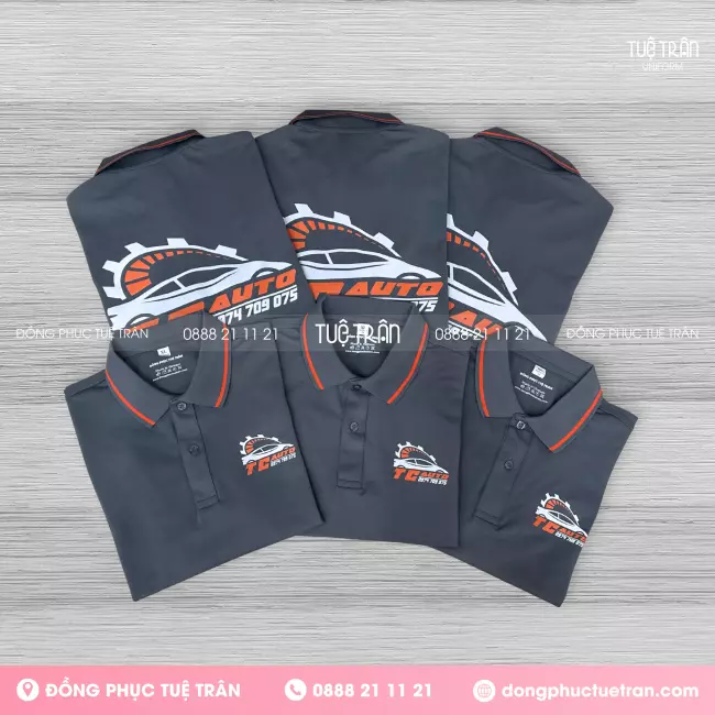 Đồng phục áo thun TC Auto Service Center