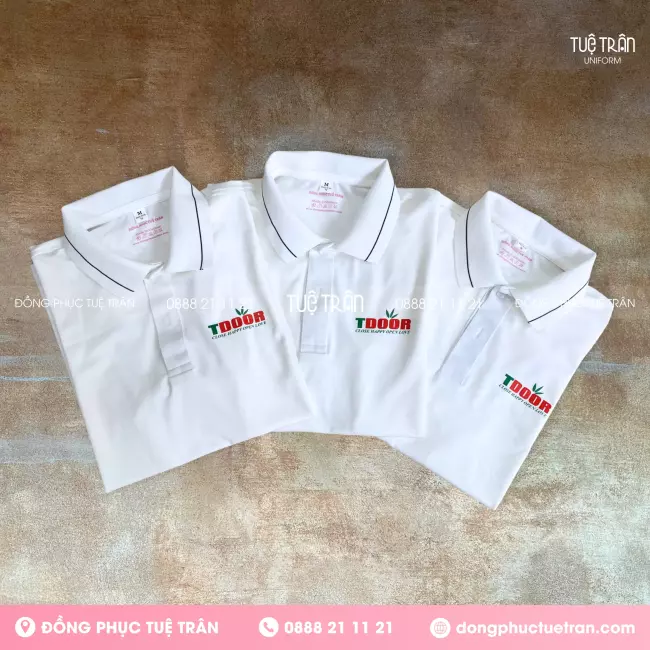 Đồng phục áo thun cổ trụ Công ty TDoor Nha Trang