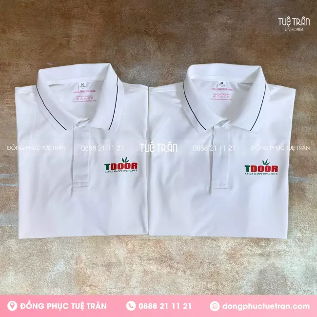 Đồng phục áo thun cổ trụ Công ty TDoor Nha Trang
