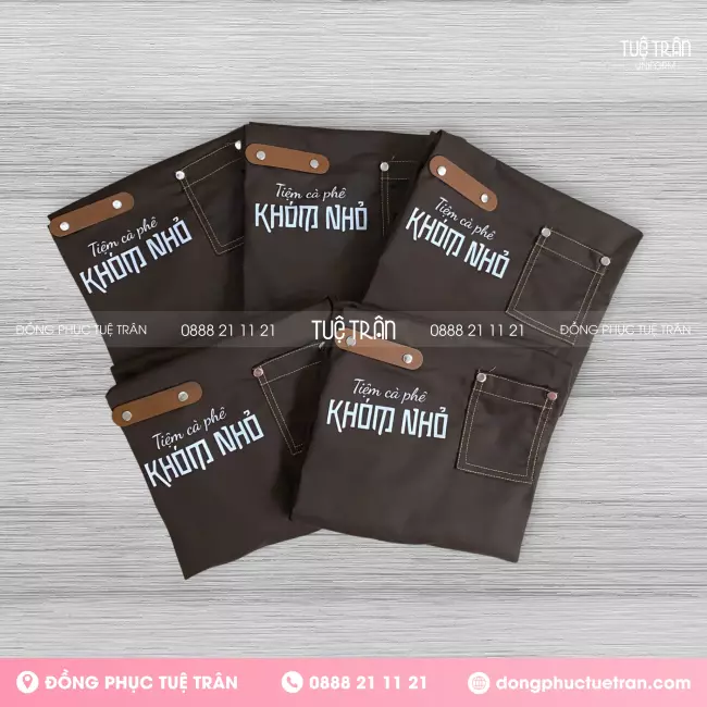 Đồng phục tạp dề Tiệm cà phê Khóm Nhỏ
