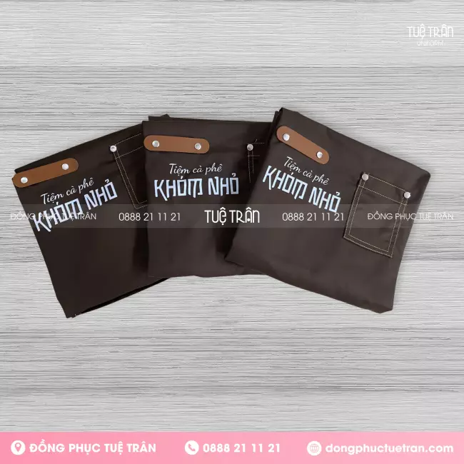Đồng phục tạp dề Tiệm cà phê Khóm Nhỏ