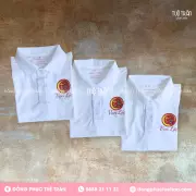 Đồng phục áo thun cổ trụ Trầm hương Vạn Lộc