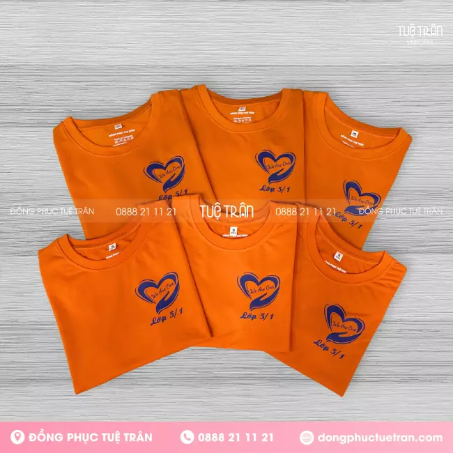 Đồng phục áo lớp Trường Tiểu Học Phước Hải 1